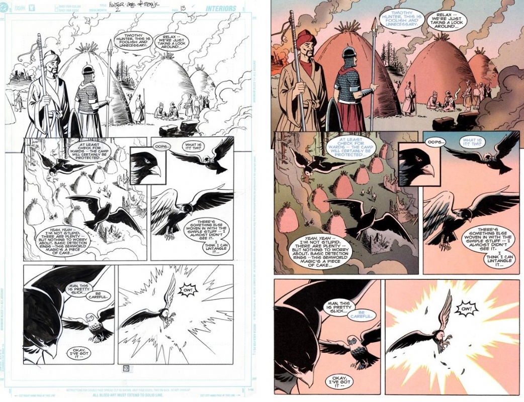 Hunter: The Age of Magic No. 2, Page 13, in Edward Gulane's Original Art -  Richard Case (Hunter: The Age of Magic) Comic Art Gallery Room